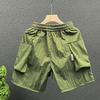 Men's Lightweight Casual Shorts Elastic Waist Drawstring Pocket Detail Streetwear Bottoms