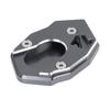 F FIERCE CYCLE Seitenständerverlängerungspad Bi-Ständer-Pad Stützplatte Pad CNC-Aluminium