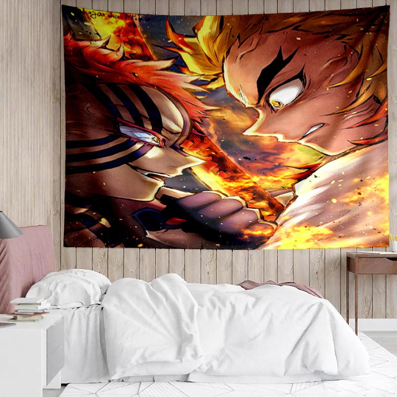 1PC Anime Samurai Warrior's Journey K-pop music group Tapestry Accessories for Bedroom,Livingroom, dormitory Room Wall Decor Fan Birthday Gifts