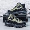 Men's High-Top Non-slip Work Boots - Dr. Martens Style for Spring & Autumn.