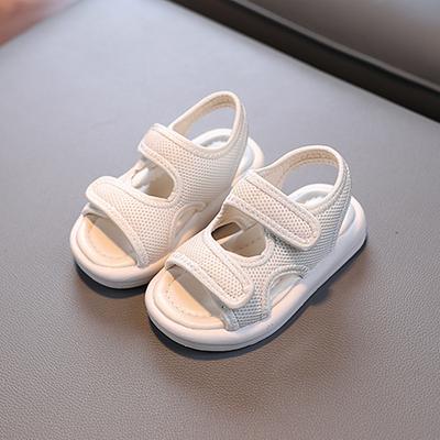 Children's Shoes Boy's Fashion Breathable Baby Sandals Summer White Cool Slippers Sandals