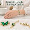 Crystal Inlay Crystal Bracelet Zirconia Women Bracelet Minimalist Look Leaf Bracelet  Dating Outfit