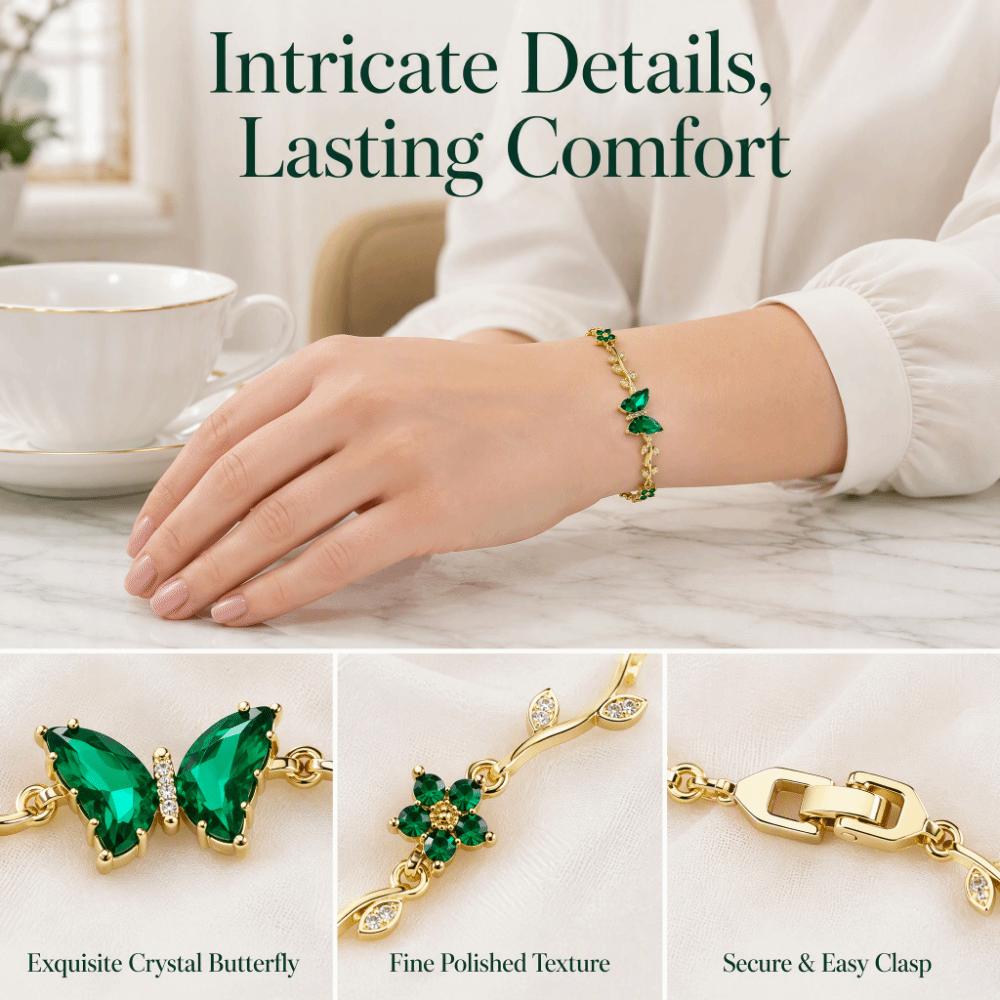 Crystal Inlay Crystal Bracelet Zirconia Women Bracelet Minimalist Look Leaf Bracelet Dating Outfit