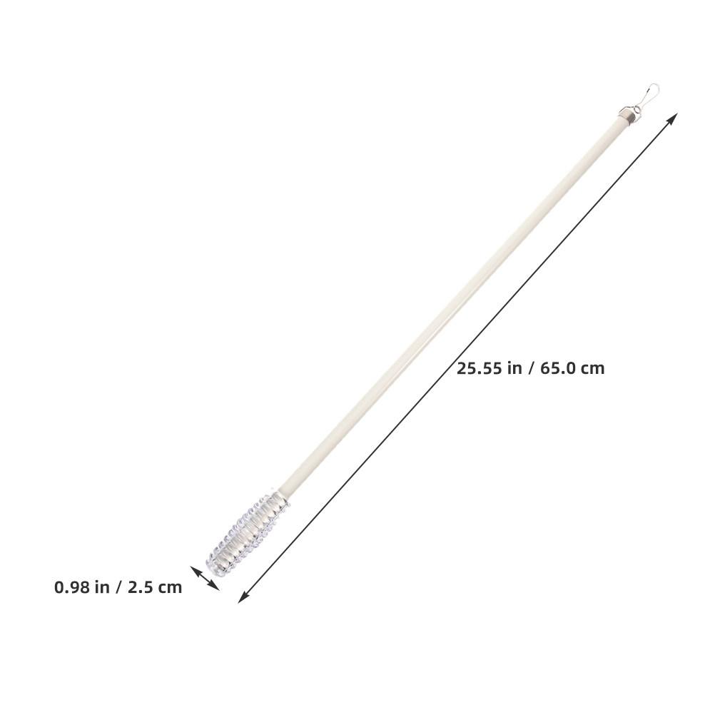 Bacchetta Tiracordone Resistente alla Ruggine Bacchetta Tiracurtain per Tende Verticali Funzionamento Fluido Giunzione in Plastica Robusta Lunga Portata