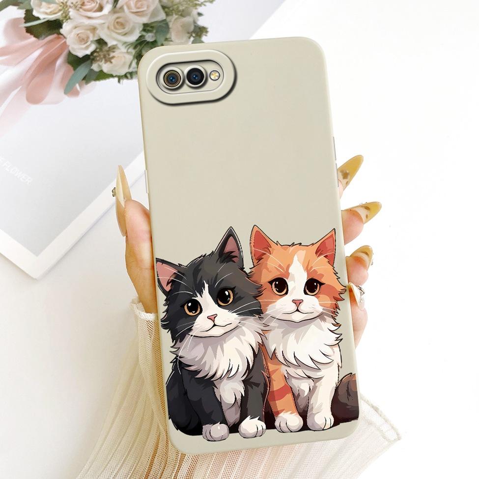 For Realme C2 Case Cover Silicone Luxury Fashion Cool Kawaii Cute Painted Phone Casing RMX1941 RMX1945 RMX1943