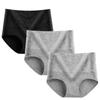 Set of 3 High-Waisted Women's Jacquard Panties - Sexy, Postpartum Abdomen Control, Hip Lift Design.