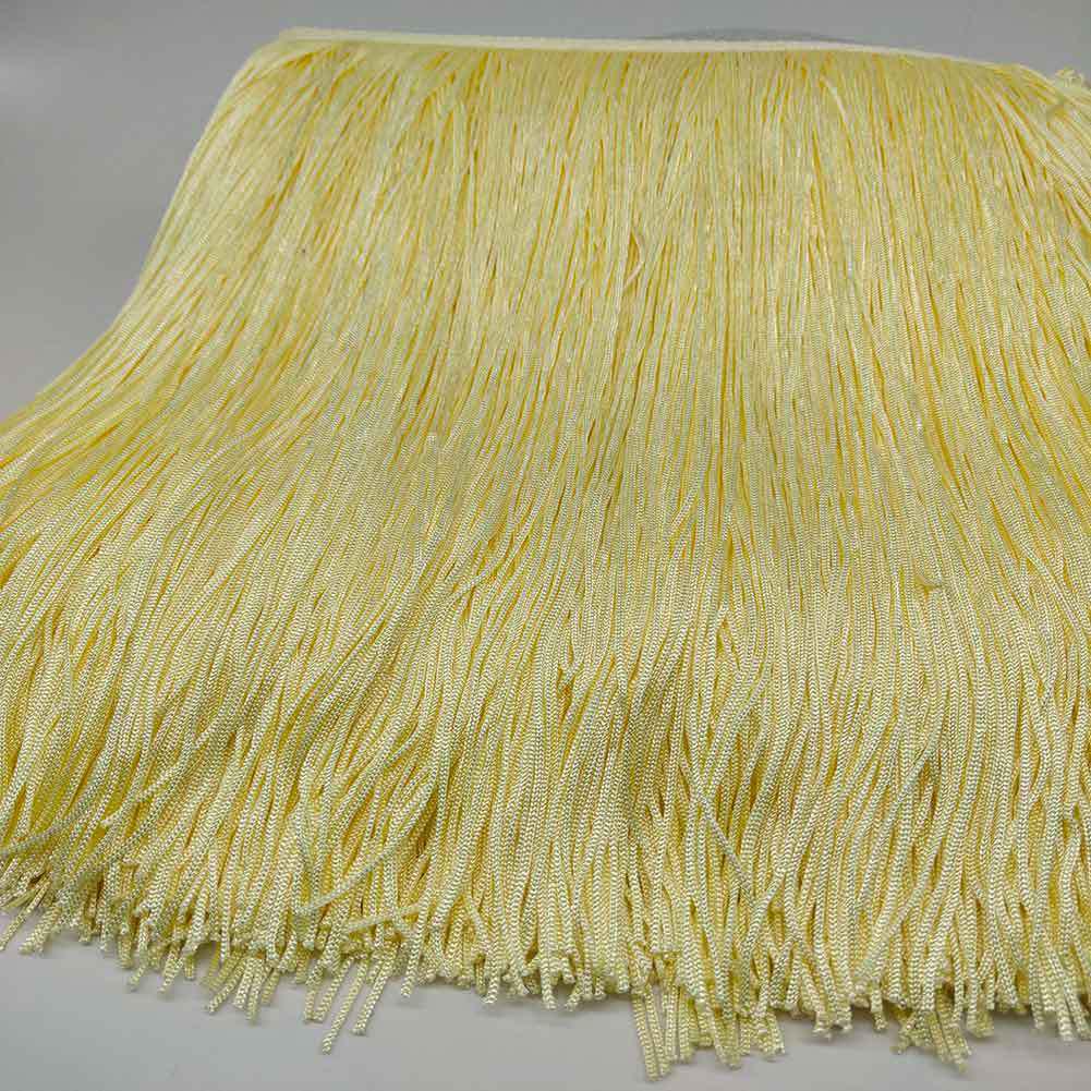 30cm Wide Polyester Latin Dance Tassel Lace - Custom Clothing Accessory