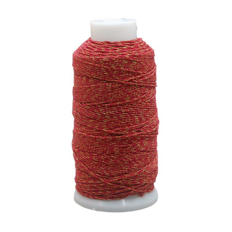 Large Roll 100G Gold Hand Rubbing Cotton Thread 1.0Mm Tibetan Hand Rope Tassel Thread Diy Wenwan Bodhi Special Braided Thread