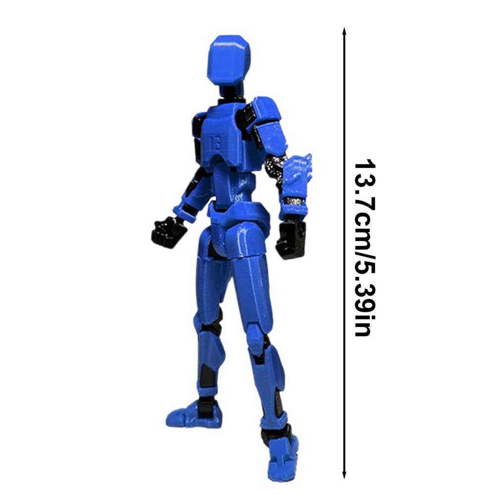 Multi-articular Action Figure Robot 3d Printed Action Figure Assembly Figure Toy Multi-jointed Movable Robot home Desktop Decors