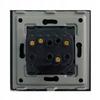 Light switch - momentary button 2P mechanical insert black RTX SH