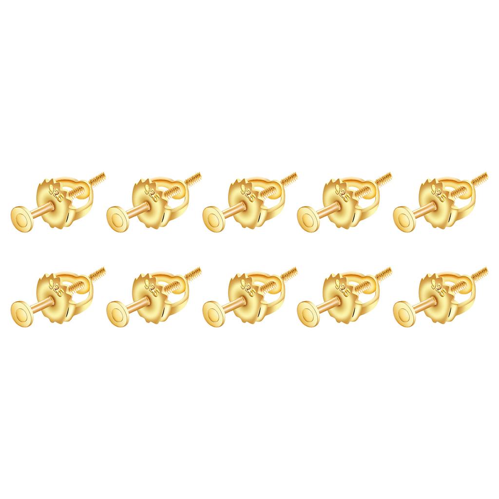 Elegant Screw Backs Replacements Fashionable Earplug Accessory Earring Back Stopper for Travelers and Students
