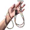 Long Style Glitter Rhinestone Phone Lanyard Hanging Cord Mobile Phone Chain  Phone Case Accessories