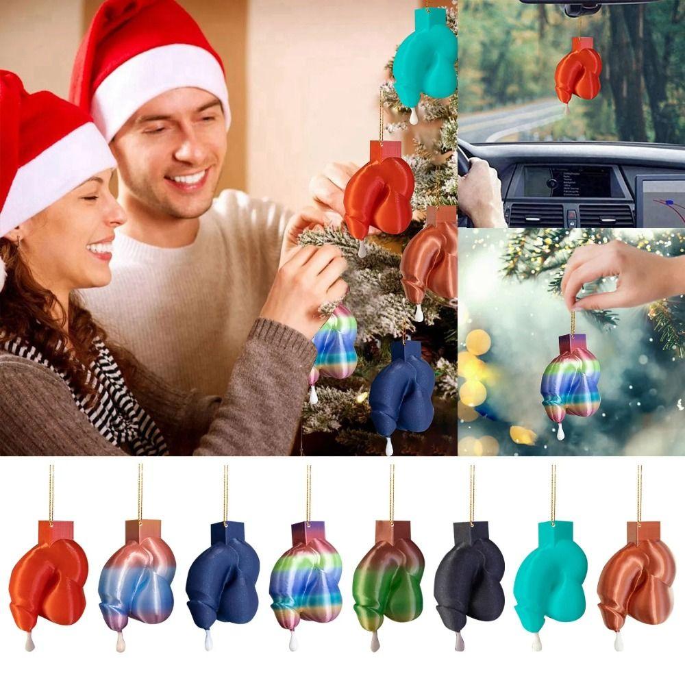 

Автомобильный кулон, подвесная подвеска на елку, забавные рождественские украшения, новогодний подарок, Рождественский кулон