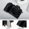 Portable Camera Protective Case Retro Style Camera Case Carry Bag Opening Bottom Design with Shoulder Strap Replacement
