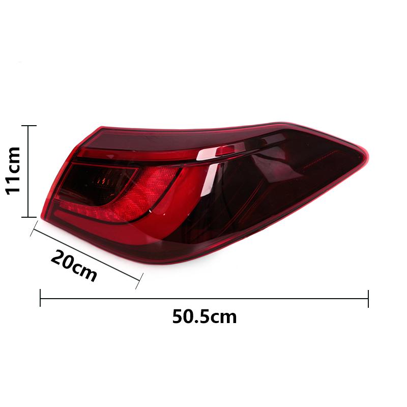 For Infiniti Q70 Q70L 2015 2016 2017 2018 2019 LED Rear Bumper Tail Light Signal Lamp Warning Brake Light Car Accessories