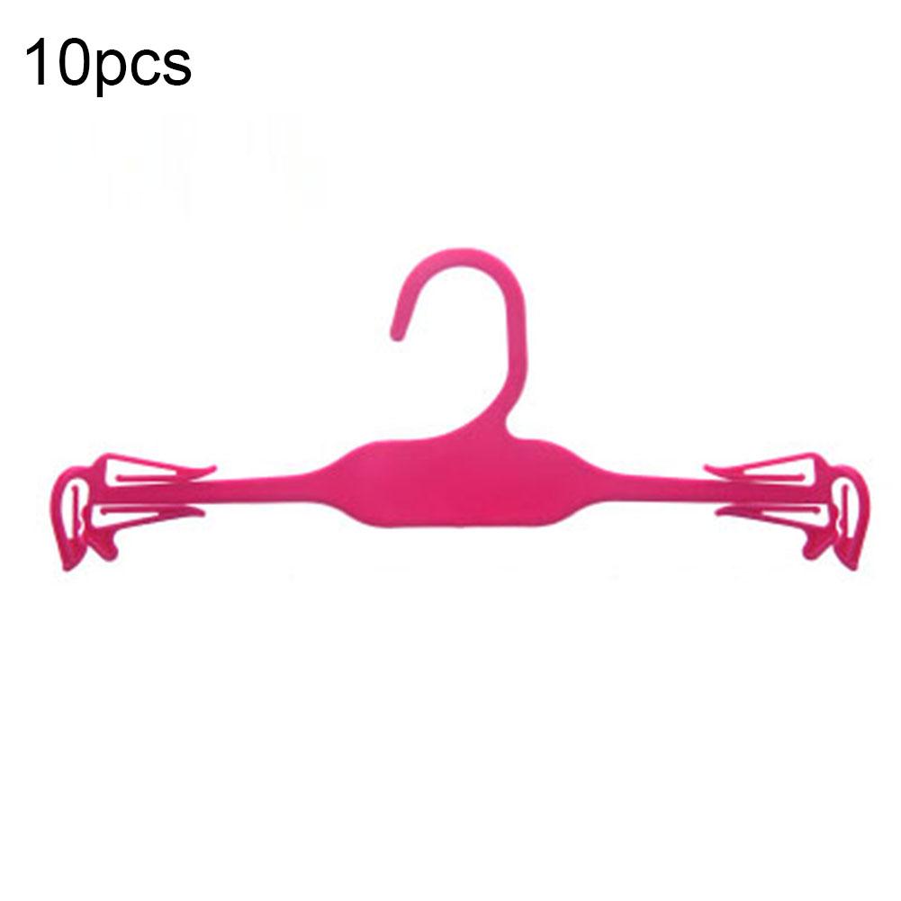 10 шт пластиковая вешалка для одежды, бюстгальтера, нижнего белья, шкаф, сушилка, органайзер розы красного