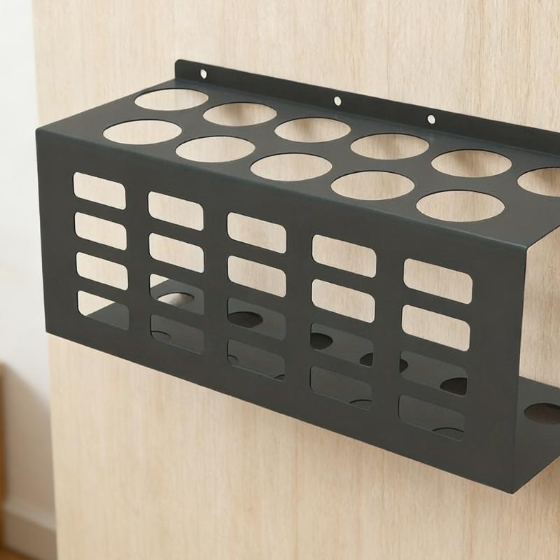 Sturdy Metal Wall Mounted Compacts Tool Organizers Easy Tool Saving Storage for Garage Workshop and Easy Installations