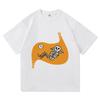Vintage Lavé Délicieux dans le Donjon Donjon Meshi Laios Touden Falin Anime Imprimé T-shirt en Coton Hommes Femmes Tee Été Décontracté Mode Vêtements Hauts