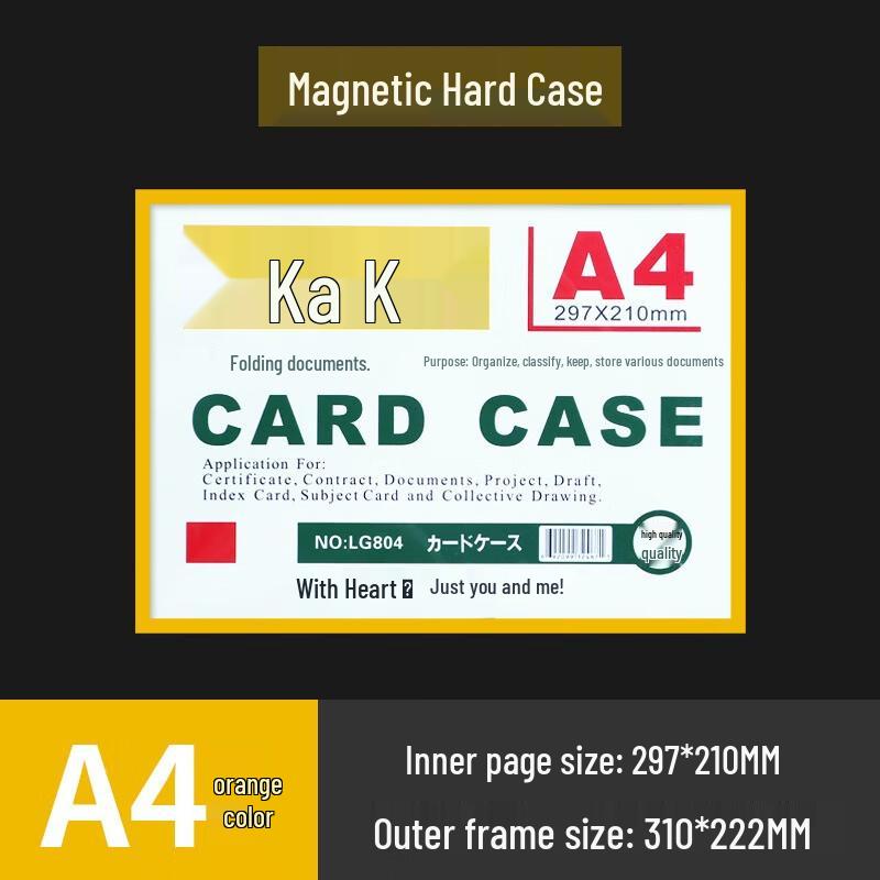 Magnetic A4 Document Display Frame