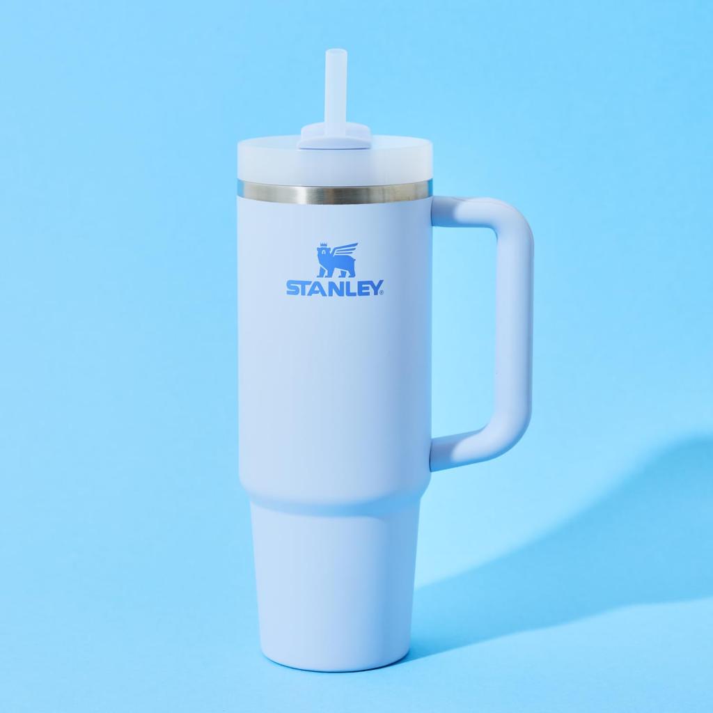 STANLEY Vacuum Quencher Dewdrop 880ml Water Bottle Straw Cold Insulation Sturdy Lidded Water Bottle Tumbler Mug Outdoor Dishwasher Safe Warranty