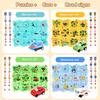 Non-Toxic Puzzle Racer Kids Car Track Set Plastic Floor Puzzles For 3 4 5 6 Year Old Children Montessori Toys Brain Toys New