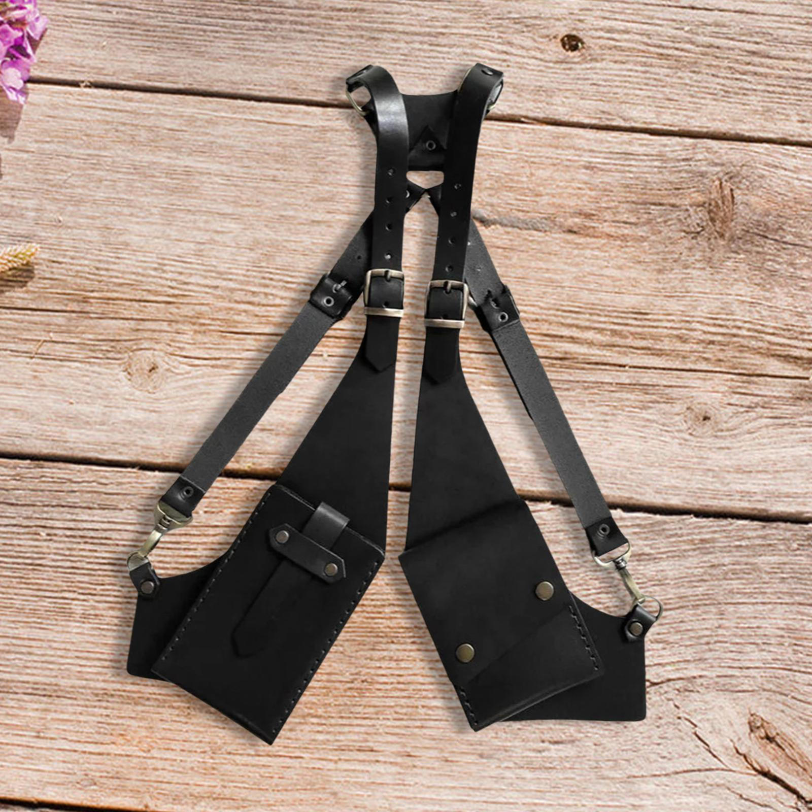 

Steampunk Shoulder Harness Bag Fashion Underarm for Street Black
