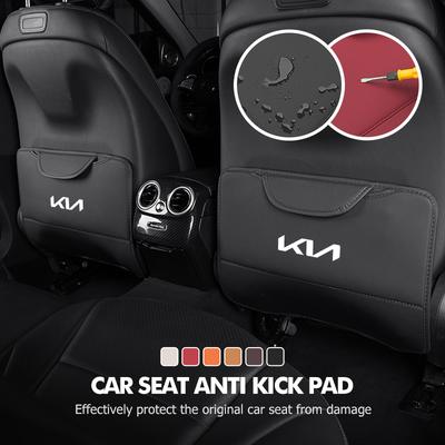 Para Coche Esterillas Antipatadas para Asiento Trasero Bolsillo de Almacenamiento Trasero Esterillas Antipatadas a Media Cubierta Accesorios Stinger Optima Cerato Soul Venga Forte Spectra