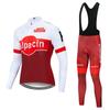 Alpecin Team Men's Cycling Jersey Long Sleeve Set MTB Bike Clothing Maillot Ropa Ciclismo Hombre Bicycle Wear 19D GEL Bib Pants