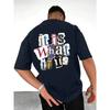 It Is What It Is Letter Graphic Men Tshirt Summer Cotton Fashion Oversized Clothes Casual Hip Hop Tops Loose Soft T-Shirt