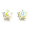 Acrylic Two-Color Gradient Hand-Painted Star Beads for DIY Jewelry and Phone Chains