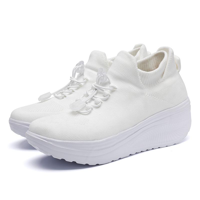 Sports Shoes Women'S Fashion Women'S Shoes New Women'S Vulcanized Shoes Sports Shoes Thick-Soled Slip-On Women'S Shoes Plus Size