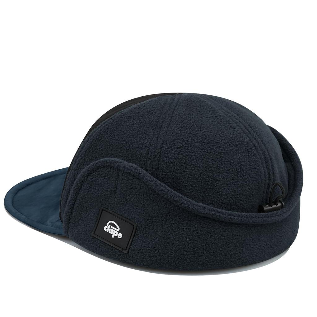 Croogo Flight Cap with Ear Warm Winter Hat for Snow and Outdoor Activities Flaps, Commuting, Shoveling, Snowboarding, Skiing, (G-APL1-Navy Blue)