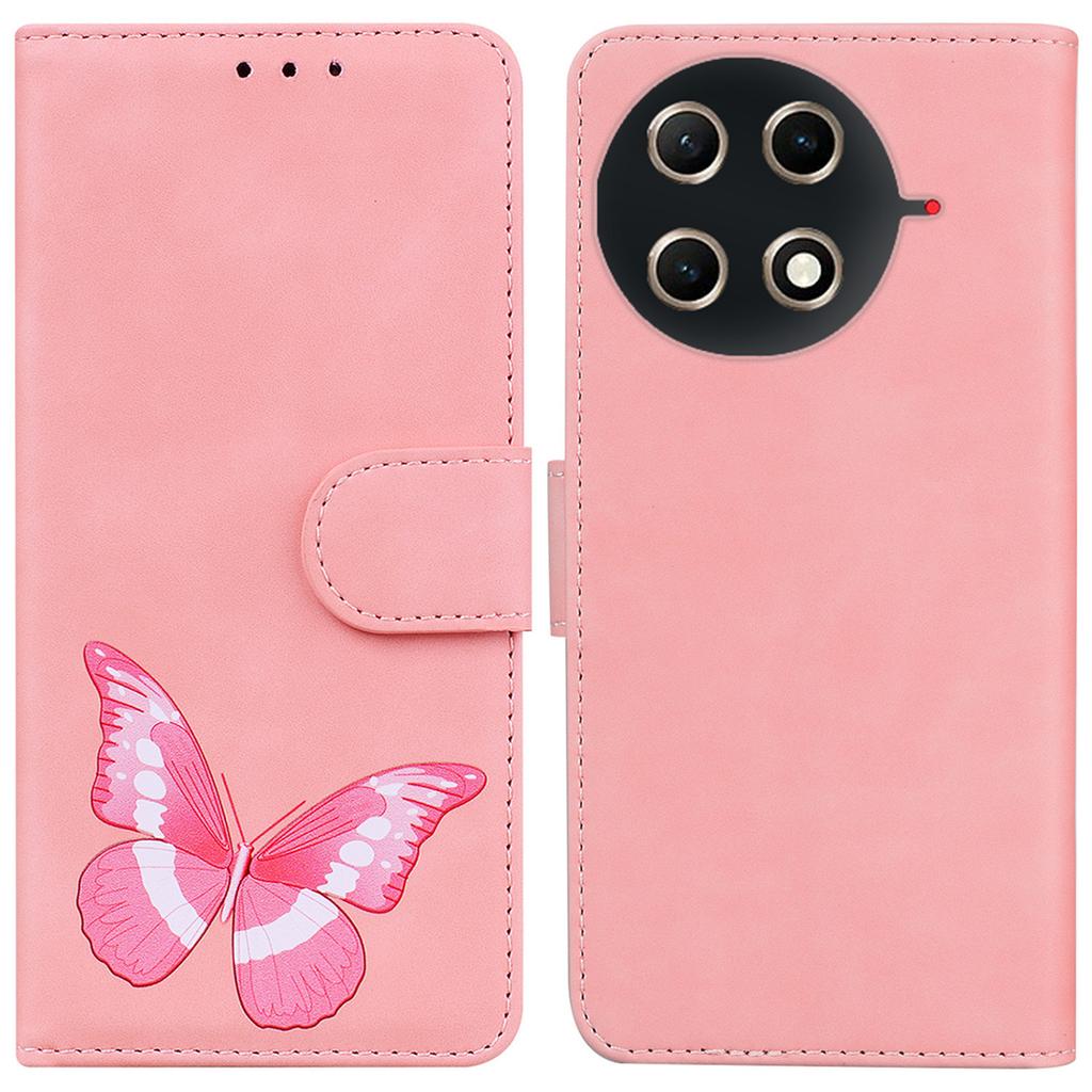 For TECNO Camon 30S 4G/30S Pro 4G Stand Case PU Leather Phone Cover Butterfly Printed