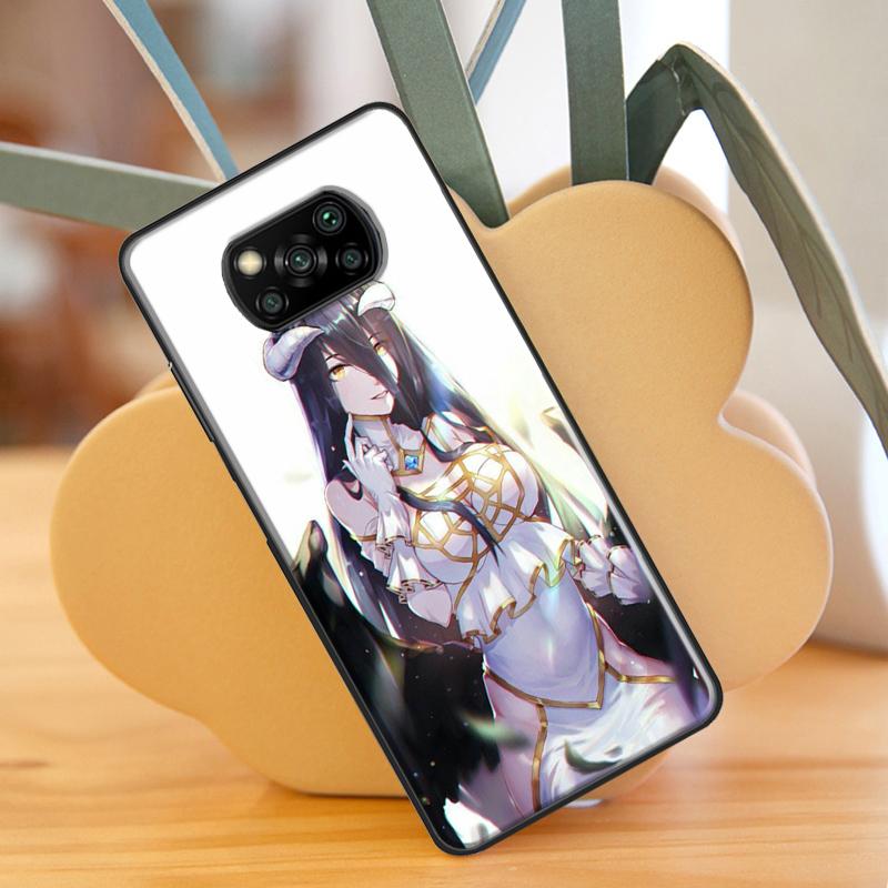 Albedo anime Overlord Dla POCO X3 Pro X3 GT F3 M3 M4 Pro Etui Dla Xiaomi Mi 11 Lite Mi 11T Pro 10T Tylna Pokrywa