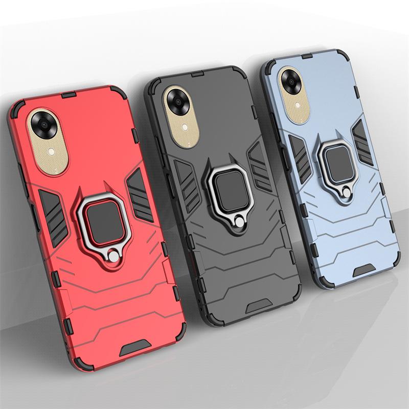 Phone Case For OPPO A17K Cover For OPPO A17 A17K Capas Shockproof Phone Bumper Armor Magnetic Holder Case For OPPO A17K Fundas