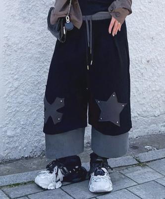 Awoseiawo Cross Star Bermuda Pants Black