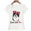 Clever Border Collie Print T Shirt Summer Women Short Sleeve I Love Dog Design