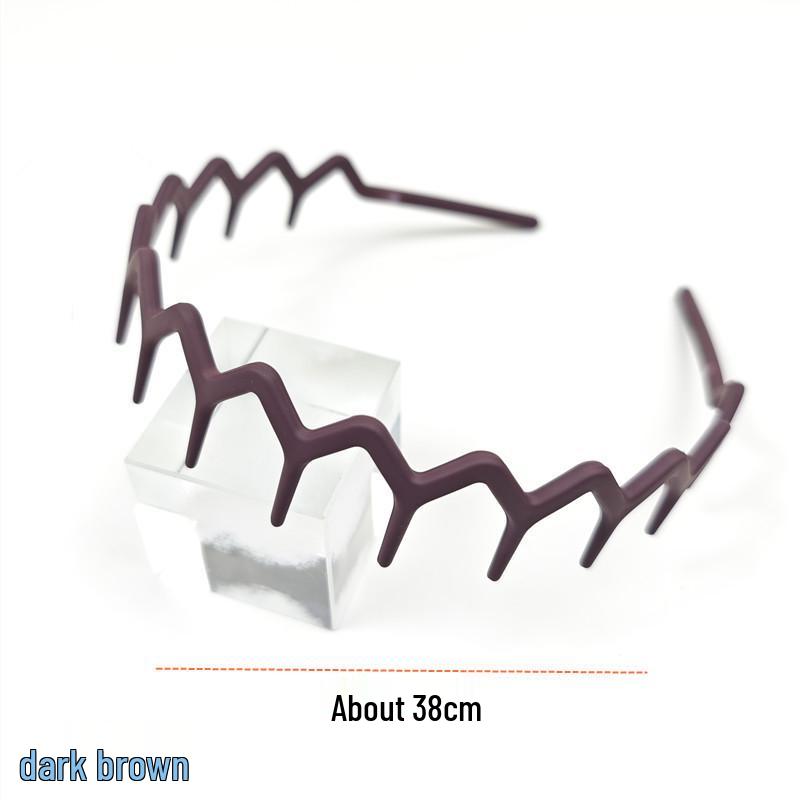 Women's Non-slip Black Headband with Teeth for Face Washing & Facial Masks