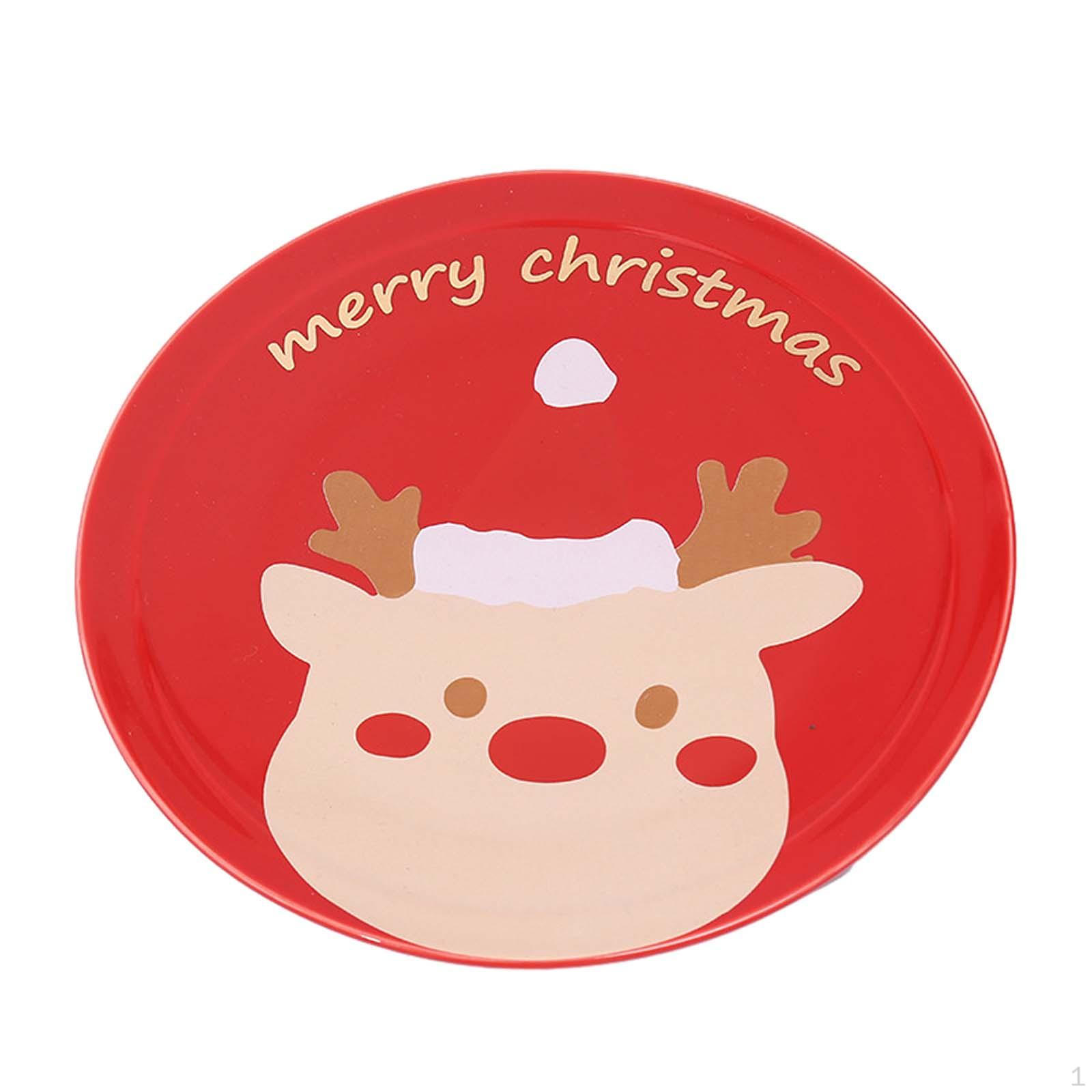 

Керамические тарелки для рождественского стола и сервировки десертов 10inch Elk