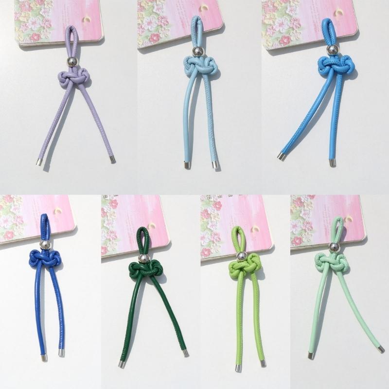 Personalized Wenchang Knot Keychain PU Leather Gift For Students Backpack Decoration And Daily Encouragement