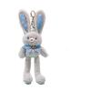 30cm Pull-Out Rabbit Keychain Plush Toy Cute Soft Stuffed Animal Bunny Doll Creative Backpack Clutches Pendant Kid Girl Boy Gift
