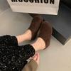 Retro style slippers women's outer wear spring new bag head half drag versatile lazy pedal