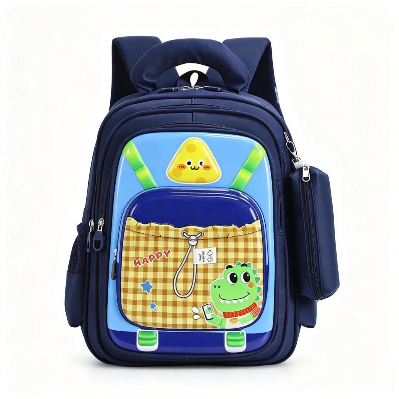 Kids School Backpack 16 Inch 3D Hardshell With Cartoon Rabbit Design Matching Pencil Case Set Elementary Students