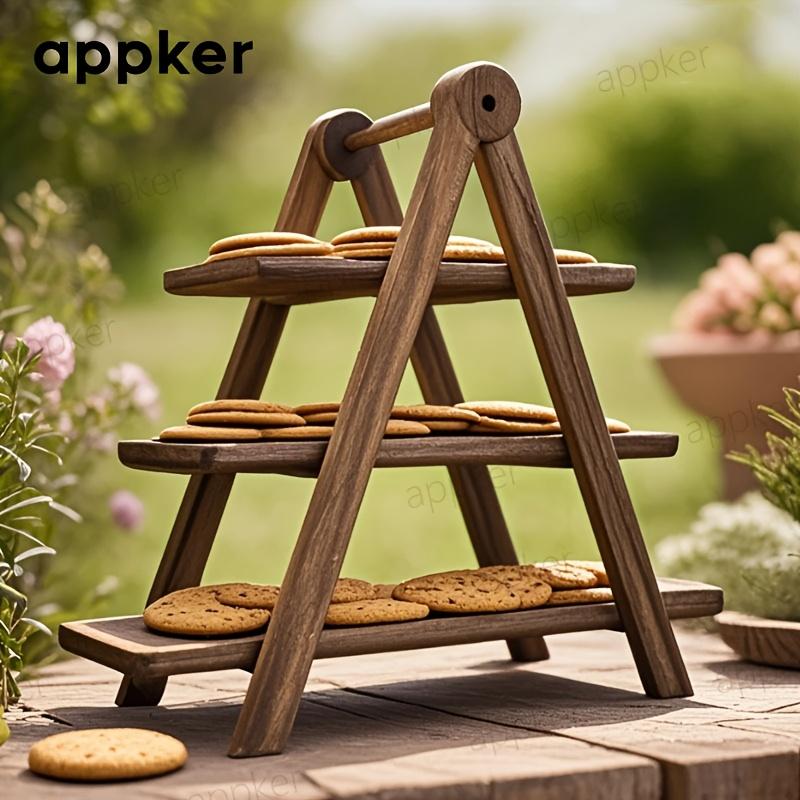 Dřevěný čtvercový servírovací podnos v americkém stylu, hotelový kuchyňský úložný organizér na jídla a kávu