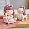 Nordic Home Decoration Cute Creative Yoga Little Girl Ornaments Room Decoration Desk Decor Lovely Accessories Girl Birthday Gift