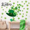 St. Patrick's Day Hat Wall Stickers Suitable for Bedroom Living Room Festive Atmosphere Decoration Stickers