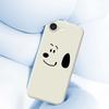 For iPhone 16e Case Simple Dog Pattern Printing Straight Edge TPU Phone Back Cover