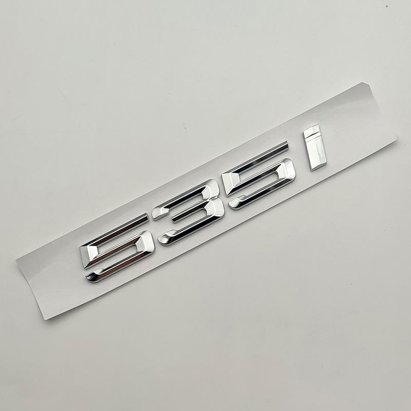 3d Chrome Car Trunk Logo 528i 535i 540i Letters Luxury Line Badge Xdrive Emblem Sticker Accessories
