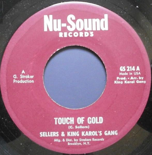 

7inch Record SELLERS KING KAROLS GANG Touch Of Gold GS214 NuSound Record 1975 UK Reggae Ska Dub Used