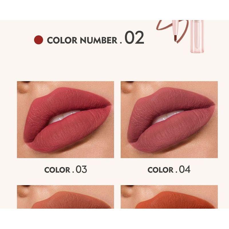 Pudaier - Dual Head Lip Liner & Lipstick - 16 Colors